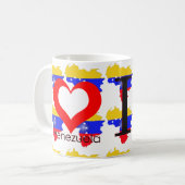 I Liebe Venezuela Kaffeetasse (Vorderseite Links)