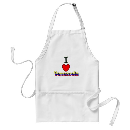 I Liebe-Venezuela-Schürze Schürze (Vorne)