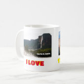 I Liebe Venezuela Tropischer Sparer Kaffeetasse (Vorderseite Links)