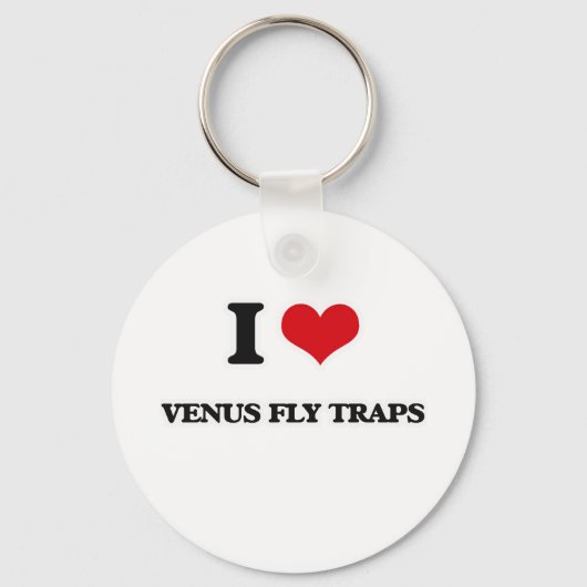 I Liebe Venus Fliegenfallen Schlüsselanhänger (Vorderseite)