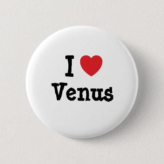 I Liebe Venus T - Shirt Button (Vorderseite)