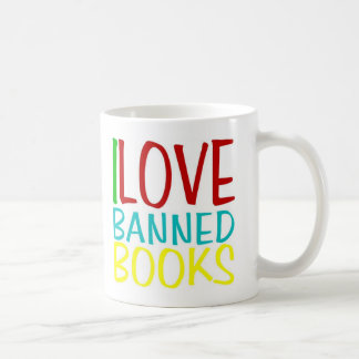 I Liebe-verbotene Bücher Kaffeetasse