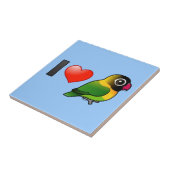 I Liebe verdeckte Lovebirds Fliese (Seite)