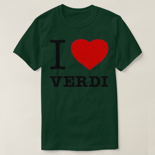 I LIEBE VERDI T-Shirt (Design vorne)