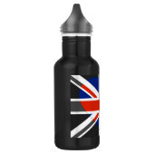 I Liebe Vereinigtes Königreich - Vintag - Trinkflasche (Links)