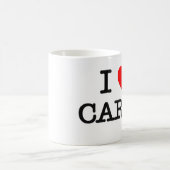 I Liebe VERGASER (Nahrung) Kaffeetasse (Mittel)