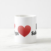 I Liebe-Verkaufs-Ripse Kaffeetasse (Mittel)