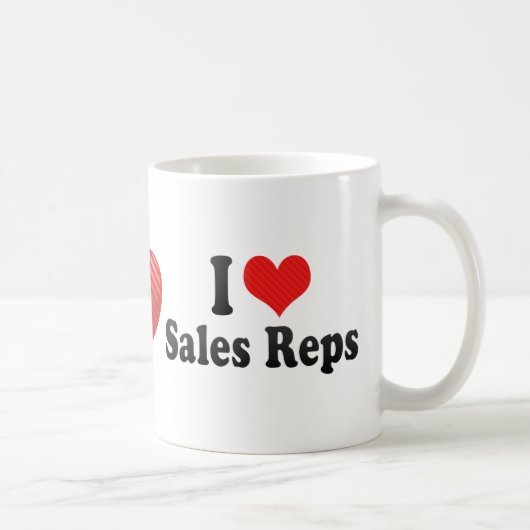 I Liebe-Verkaufs-Ripse Kaffeetasse (Rechts)