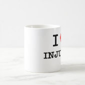 I Liebe-Verletzungen Kaffeetasse (Mittel)