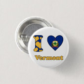 I Liebe Vermont Button (Vorne & Hinten)