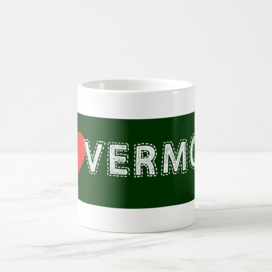 I Liebe-Vermont-Kaffee-Tasse Kaffeetasse (Mittel)