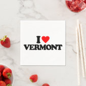 I LIEBE VERMONT SERVIETTE (Beispiel)
