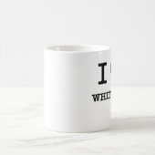 I Liebe-Verringern Kaffeetasse (Mittel)