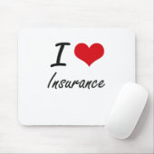 I Liebe-Versicherung Mousepad (Mit Mouse)
