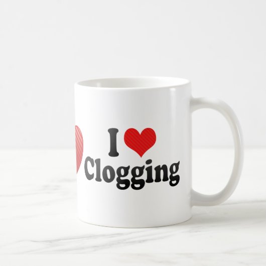 I Liebe-Verstopfung Kaffeetasse (Rechts)