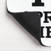 I Liebe-Verteilungsbögen Mousepad (Ecke)