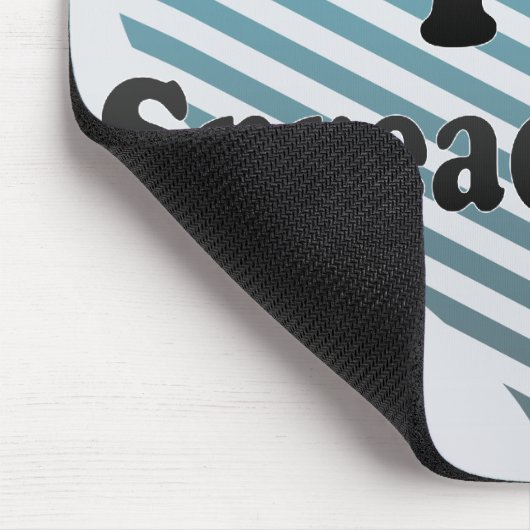 I Liebe-Verteilungsbögen Mousepad (Ecke)