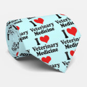 I Liebe-Veterinärmedizin Krawatte (Gerollt)