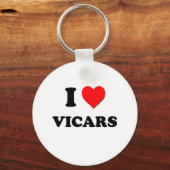 I Liebe Vicars Schlüsselanhänger (Vorderseite)