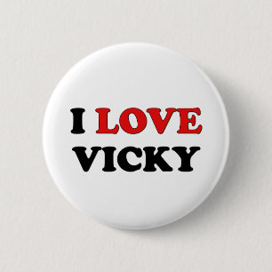 I Liebe Vicky Button