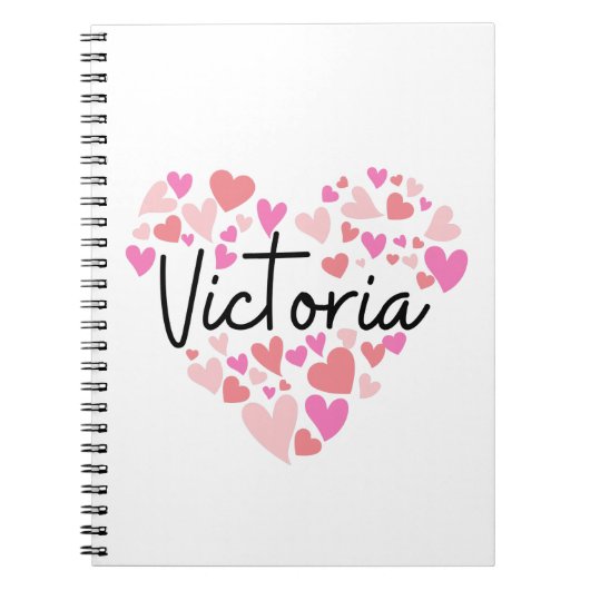 I Liebe Victoria Notizblock (Vorderseite)