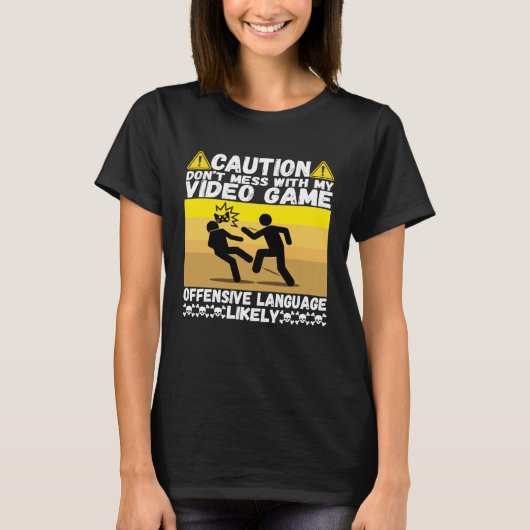 I Liebe Video Games Controller Ideal für Gamer T-Shirt (Vorderseite)