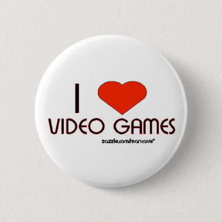 I Liebe Videospiele Button