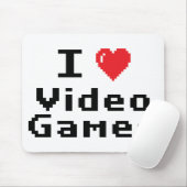 I Liebe-Videospiele Mousepad (Mit Mouse)