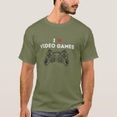 I Liebe Videospiele T - Shirt (Vorderseite)
