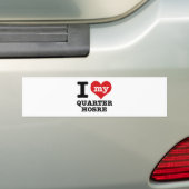 I Liebe-Viertelpferd Autoaufkleber (Auf Auto)