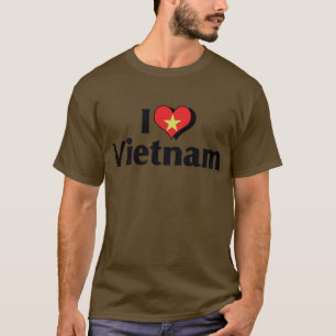 I Liebe Vietnam Flaggen-Shirt T-Shirt