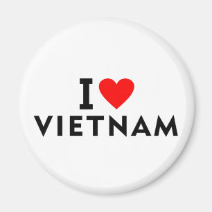 I Liebe Vietnam Land wie Herztourismus Magnet