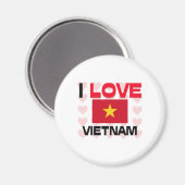 I Liebe Vietnam Magnet (Vorderseite/Rückseite)