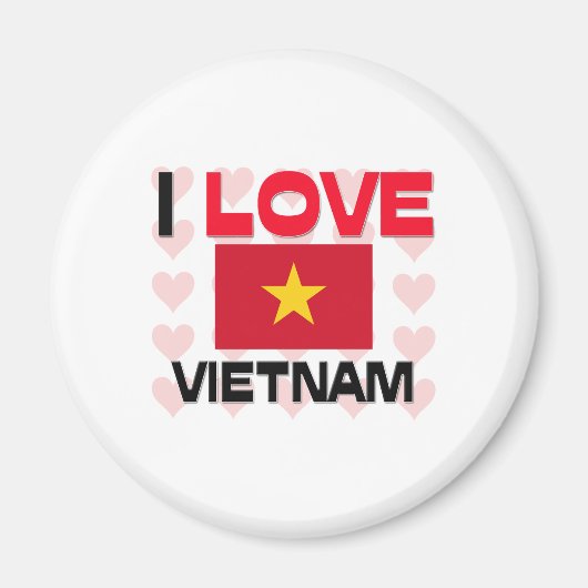 I Liebe Vietnam Magnet (Vorne)