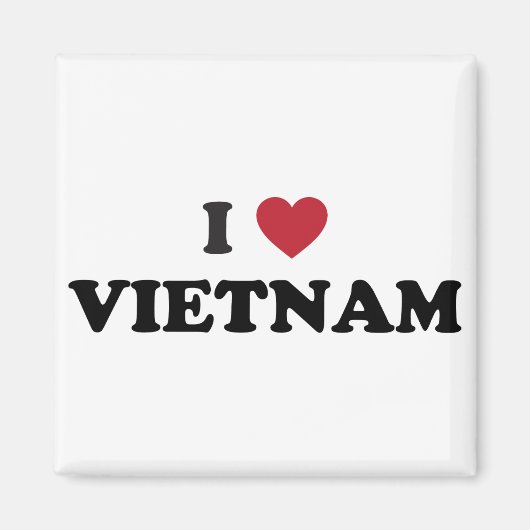 I Liebe Vietnam Magnet (Vorne)