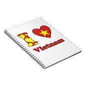 I Liebe Vietnam Notizblock (Rechte Seite)