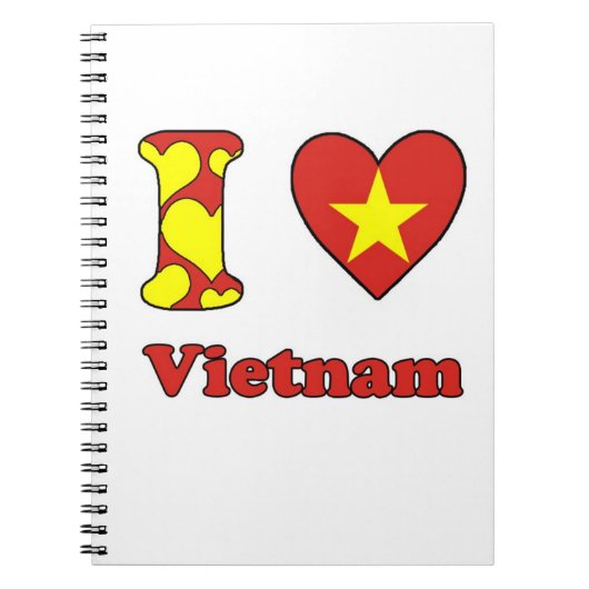 I Liebe Vietnam Notizblock (Vorderseite)