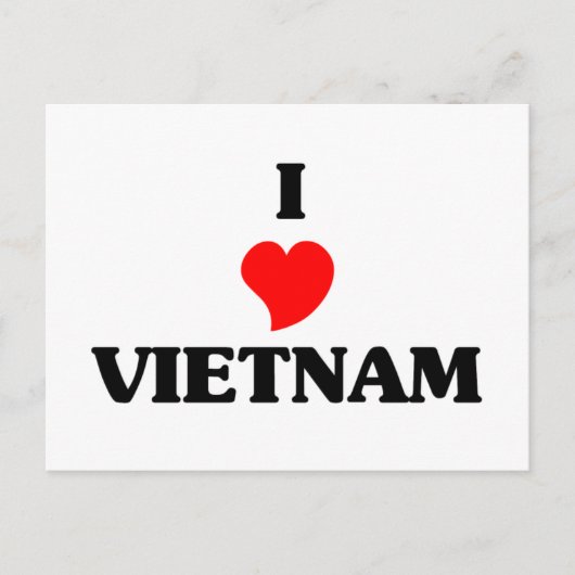 I Liebe Vietnam Postkarte (Vorderseite)