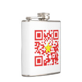 I Liebe Vietnam (Tôi Yêu Viraflot Nam) Flaggencode Flachmann (Rechts)