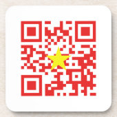 I Liebe Vietnam (Tôi Yêu Viraflot Nam) Flaggencode Getränkeuntersetzer (Vorderseite)