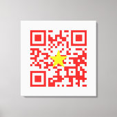 I Liebe Vietnam (Tôi Yêu Viraflot Nam) Flaggencode Leinwanddruck (Vorderseite)
