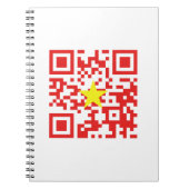 I Liebe Vietnam (Tôi Yêu Viraflot Nam) Flaggencode Notizblock (Vorderseite)