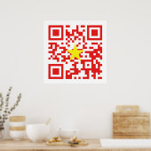 I Liebe Vietnam (Tôi Yêu Viraflot Nam) Flaggencode Poster (Küche)