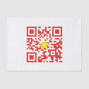 I Liebe Vietnam (Tôi Yêu Viraflot Nam) Flaggencode Seidenpapier