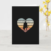 I Liebe Viking Warrior mit Ax Karte (Gelbe Blume)