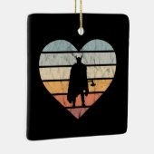 I Liebe Viking Warrior mit Ax Keramikornament (Rechts)