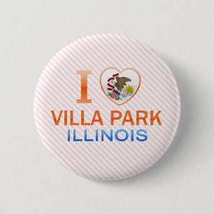 I Liebe Villa Park, IL Button