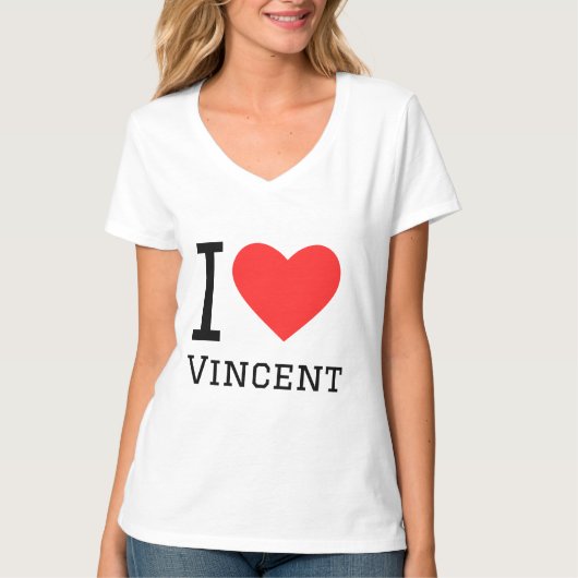I Liebe Vincent T-Shirt (Vorderseite)