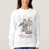 I LIEBE VINTAG SWEATSHIRT (Vorderseite)