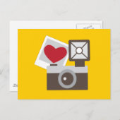 I Liebe Vintage Kamera Postkarte (Vorne/Hinten)